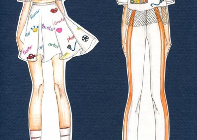 Mẫu phác thảo thiết kế thời trang