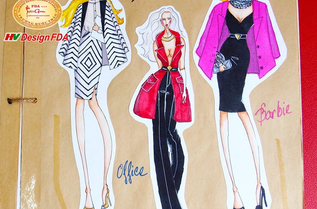 Phát triển ý tưởng thiết kế thời trang từ Búp bê Barbie