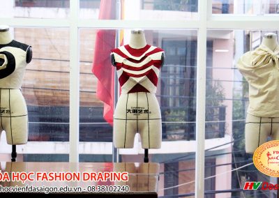 Fashion draping dựng rập 3d trên mannequin