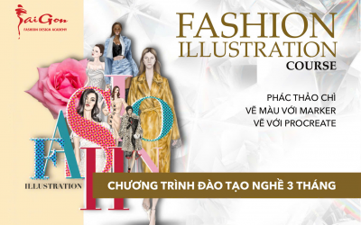 Khóa học vẽ Minh họa thời trang – Ký họa Thời trang ngắn hạn