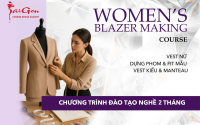Đào Tạo Cắt May Veston Nữ Thời Trang