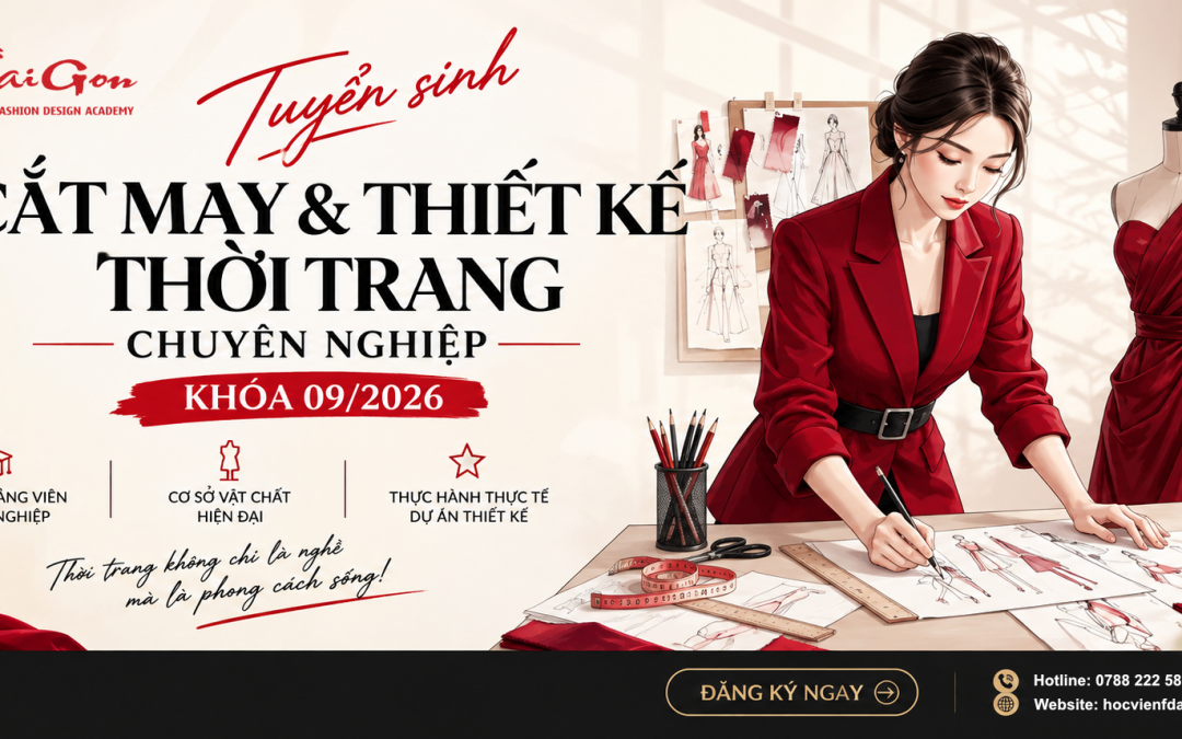 Tuyển Sinh Khóa Học Cắt May & Thiết Kế Thời Trang Chuyên Nghiệp TPHCM